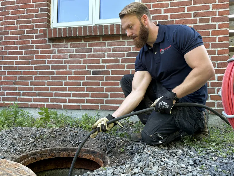 Kloakrens og kamerainspektion i Helsingør